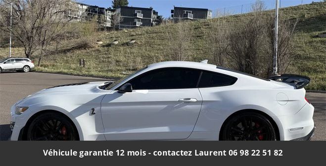 Ford Mustang Shelby gt500 760 hors homologation 4500e Blanc de 2020