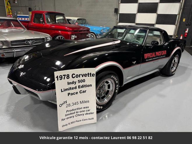 Chevrolet Corvette C3 pace cars n 5100 l82 v8 1978 tout co Noir de 1978