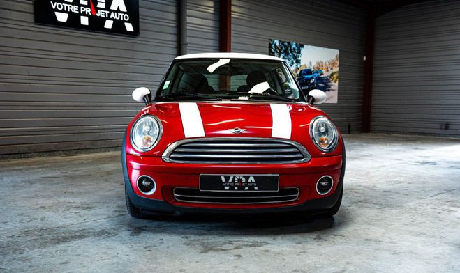 Mini Cooper 1.6 120ch Pack Chili ? Disponible dans n Rouge de 2010