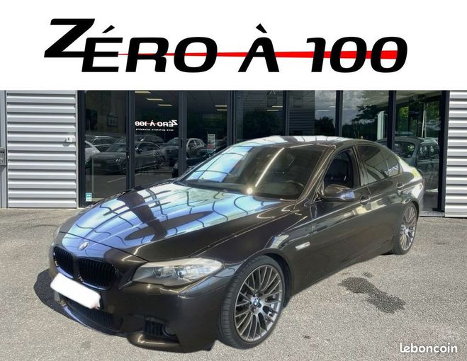 BMW Serie 5 535i ActiveHybrid5 3.0 340ch PACK M SPOR Gris de 2012