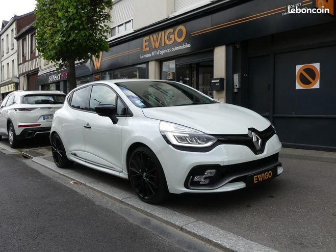 Renault Clio RS 1.6 220 TROPHY EDC BVA SIEGES CHAUFFA Blanc de 2017