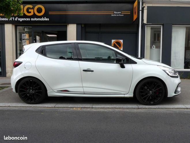 Renault Clio RS 1.6 220 TROPHY EDC BVA SIEGES CHAUFFA Blanc de 2017
