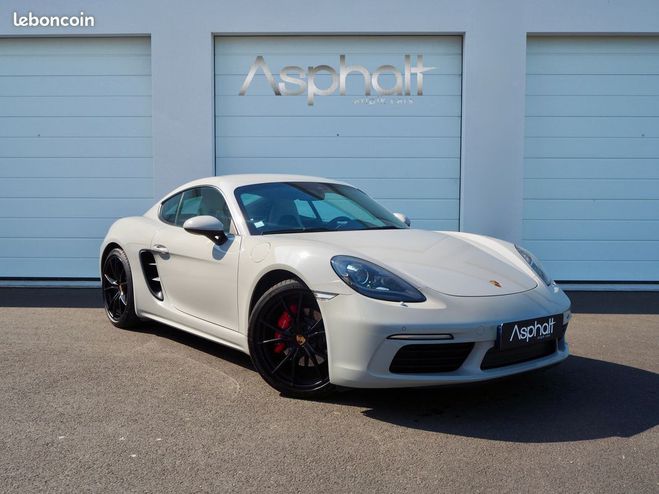 Porsche 718 Cayman S 2.5l 350cv 1ere main Garantie Beige de 2017