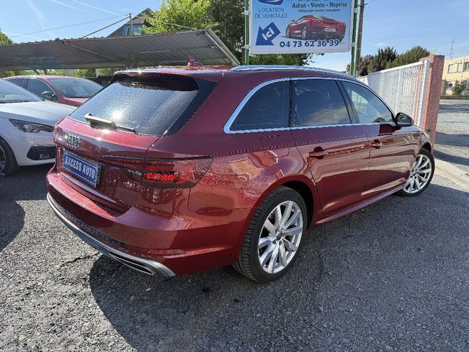 Audi A4 Avant 35 TDI 150 S tronic 7 Design Luxe Bordeaux de 2019