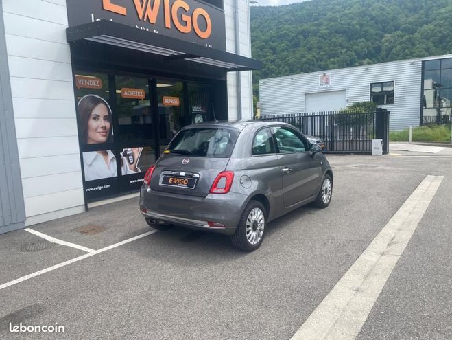 Fiat 500 1.2L 70CH LOUNGE TOIT PANORAMIQUE + COUR Gris de 2019
