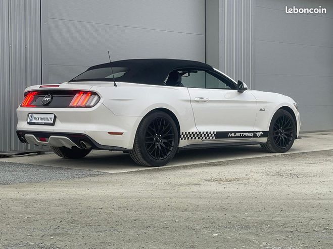 Ford Mustang Cabriolet V8 1re main Blanc de 2017