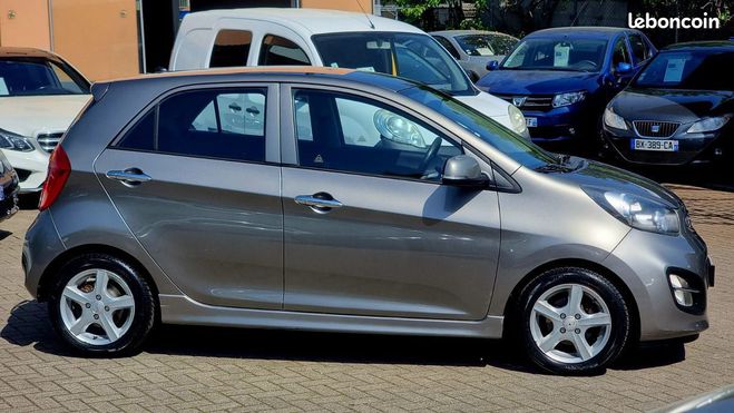 Kia Picanto 1 ERE MAIN i 70 Cv 2012 STYLE 90 000 Km  Gris de 2012