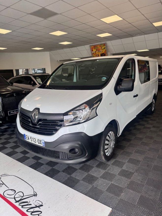 Renault Trafic 1.6 DCI 95 6 Places L2H1 Cabine Approfon Blanc de 2018