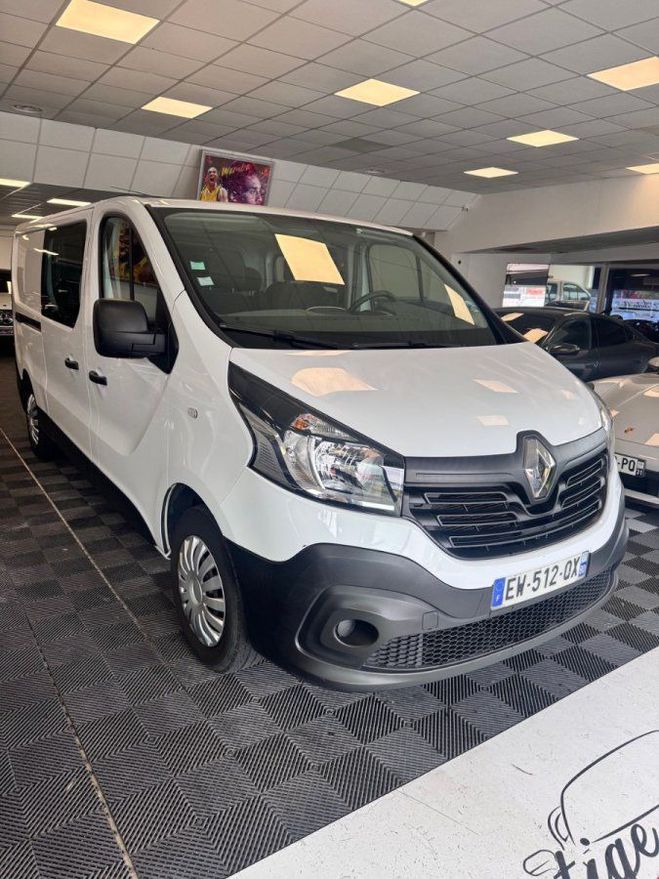Renault Trafic 1.6 DCI 95 6 Places L2H1 Cabine Approfon Blanc de 2018