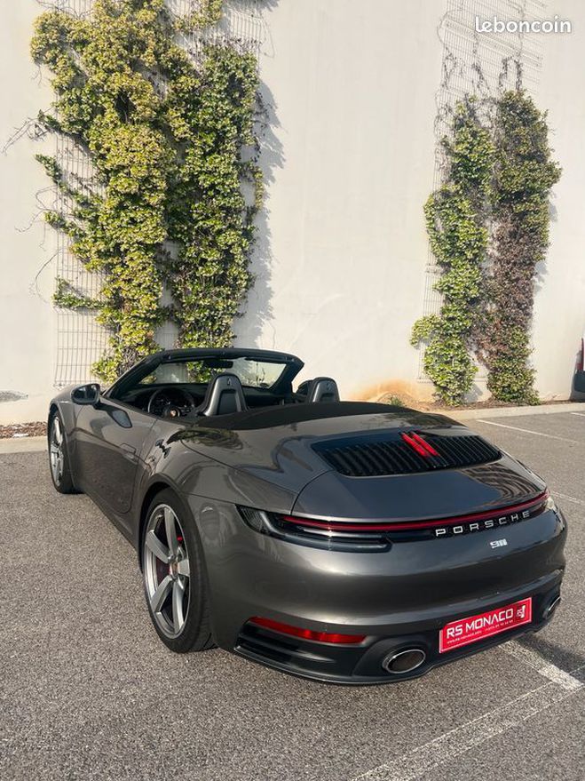 Porsche 911 (992) cabriolet 3.0 450 carrera s pdk Gris de 2019