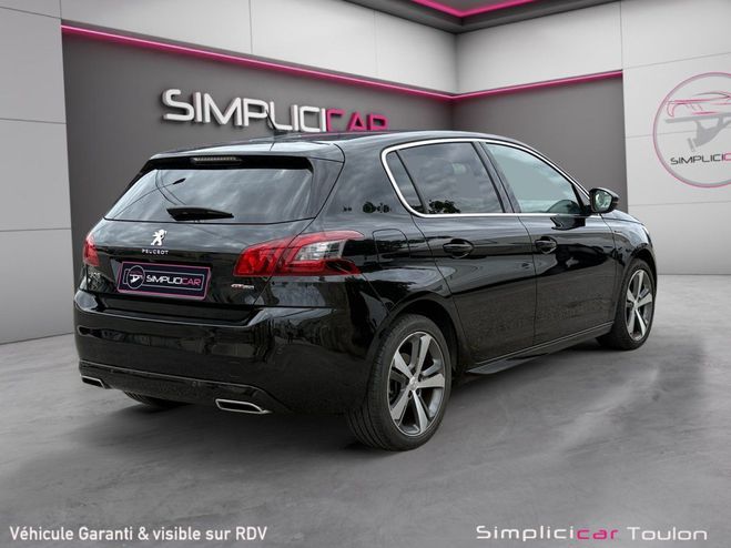 Peugeot 308 PureTech 130ch SS EAT8 GT Line SUIVIS    Noir de 2018
