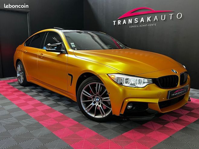 BMW Serie 4 Gran Coupe F36 LCI 435d xDrive 313 ch BV Jaune de 2016