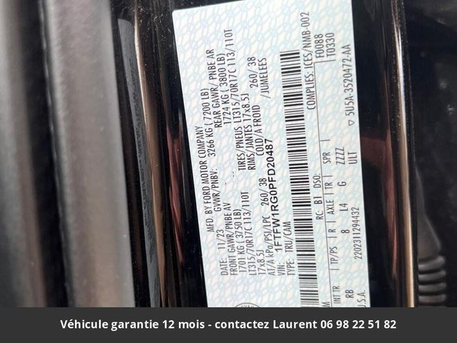 Ford F150 raptor supercrew 4x4 tout compris hors h Bleu de 2023