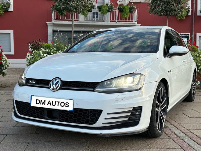 Volkswagen Golf 7 gtd 2.0 tdi 184 ch Blanc de 2013