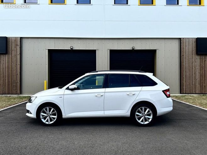 Skoda Fabia Combi 1.0 TSI 95CH CLEVER   CARPLAY Blanc de 2018