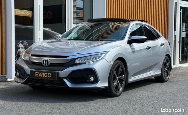 Honda Civic 1.5 180Cv PRESTIGE NAVI CVT BVA ANDROID  Gris de 2017