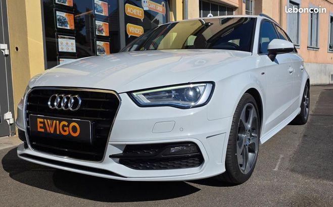 Audi A3 Sportback 2.0 TDI 150 S-LINE GARANTIE 6  Blanc de 2015