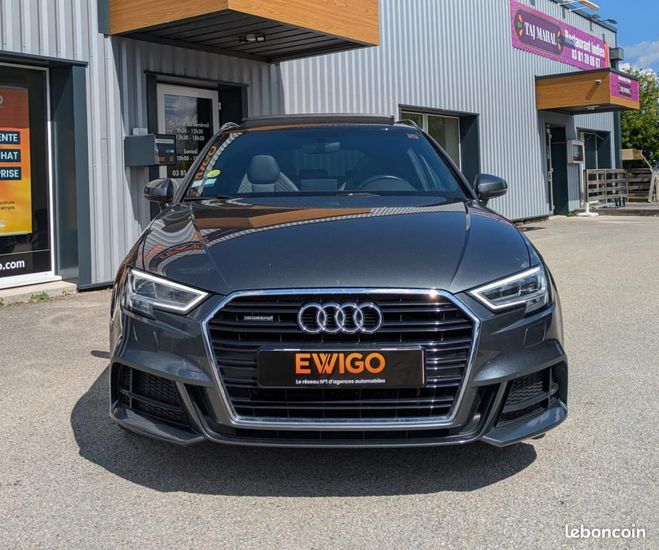 Audi A3 Sportback 2.0 TDI 185ch S-LINE QUATTRO S Gris de 2016