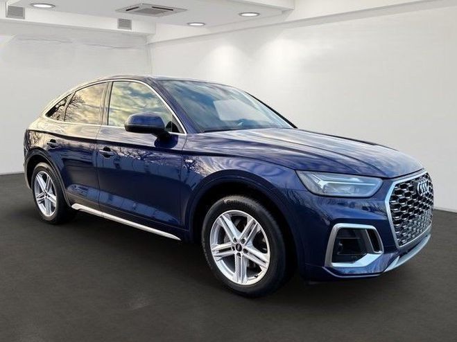 Audi Q5 Sportback 35 TDI 163 S tronic 7 S line Bleu Navarre de 2022