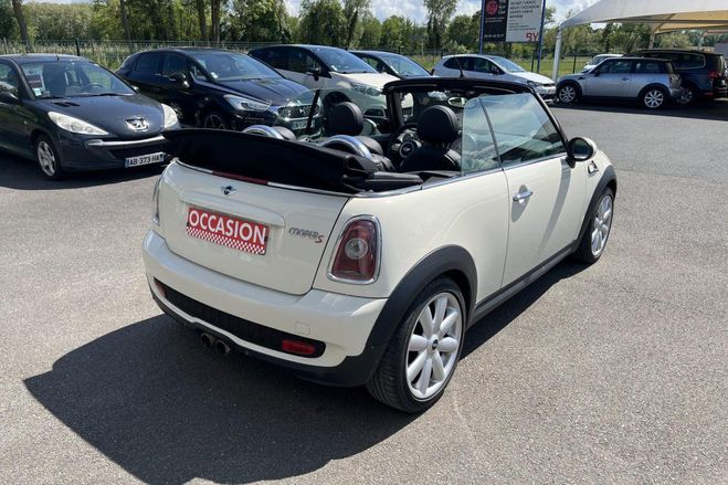 Mini Cooper S Cabriolet 1.6i - 184 R57 BLANC de 2010