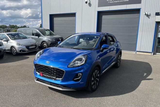 Ford Puma 1.0 Flexifuel mHEV - 125 Titanium GARANT BLEU FONCE de 2023