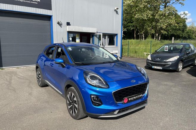 Ford Puma 1.0 Flexifuel mHEV - 125 Titanium GARANT BLEU FONCE de 2023