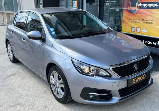 Peugeot 308 1.5 BLUEHDI 130 ALLURE EAT6 GPS-RADARS A Gris de 2019