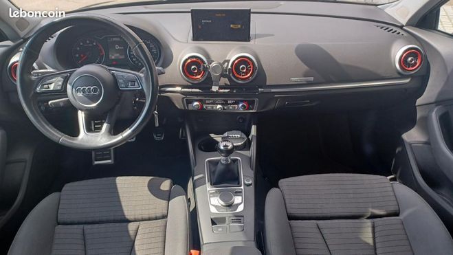 Audi A3 Sportback 1.0 TFSI 115 S-LINE Noir de 2016