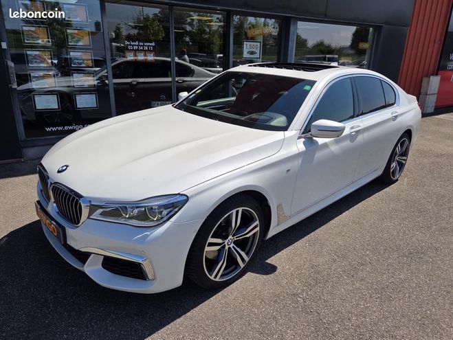 BMW Serie 7 3.0 740 D 320 EXCLUSIVE XDRIVE BVA Blanc de 2017