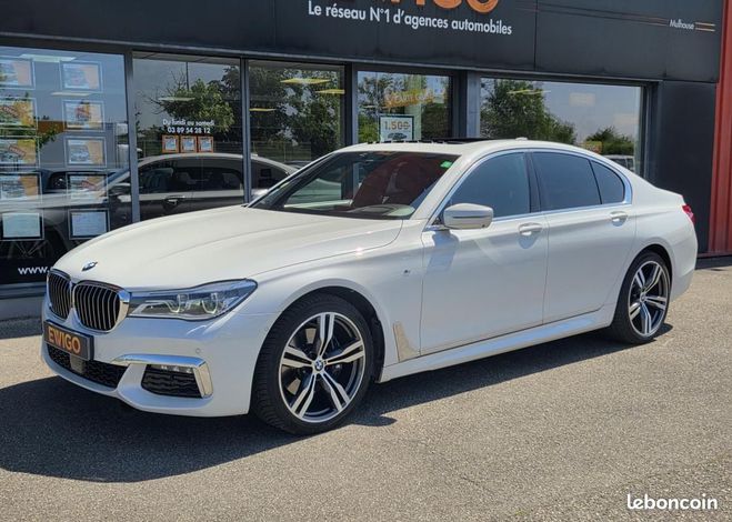 BMW Serie 7 3.0 740 D 320 EXCLUSIVE XDRIVE BVA Blanc de 2017