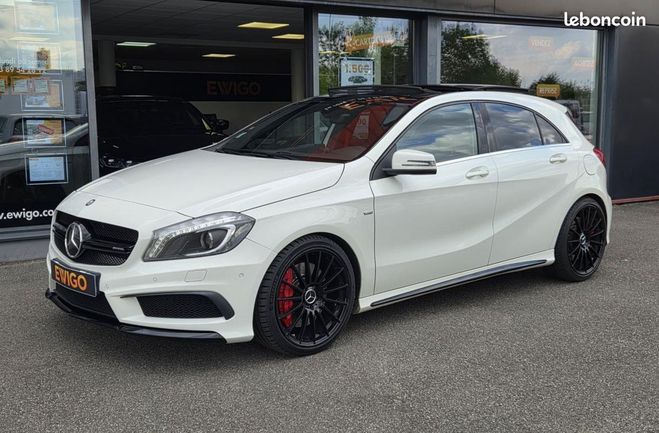 Mercedes Classe A 2.0 45 360 AMG 4MATIC SPEEDSHIFT-DCT BVA Blanc de 2014