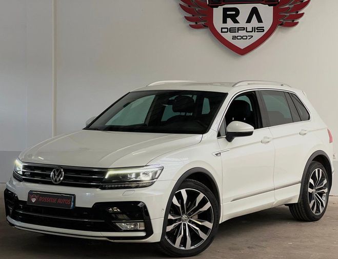 Volkswagen Tiguan R-LINE 2.0 TDI 190CH DSG 4MOTION Blanc Mtallis de 2017