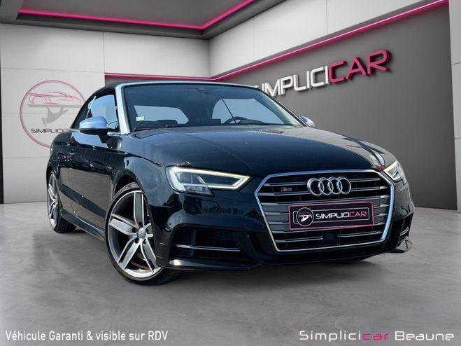 Audi S3 CABRIOLET TFSI 300 ch S tronic 7 Quattro Noir de 2019
