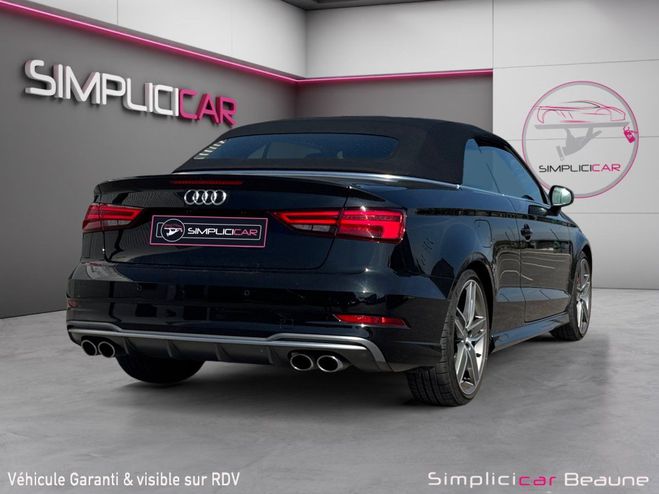 Audi S3 CABRIOLET TFSI 300 ch S tronic 7 Quattro Noir de 2019
