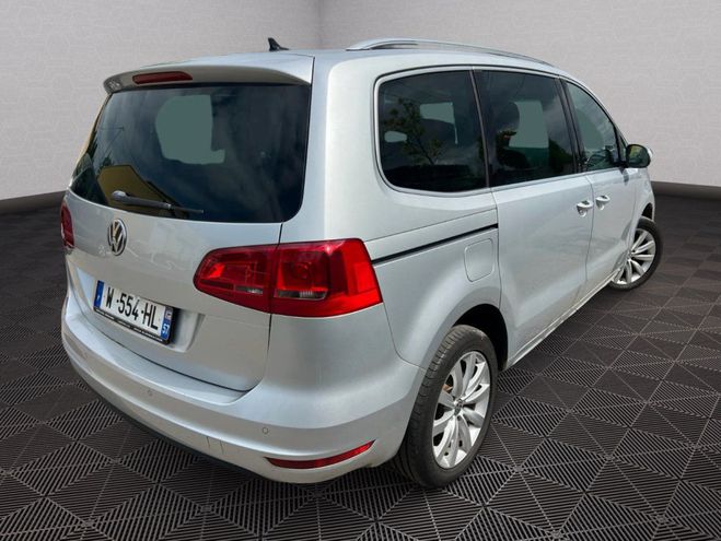 Volkswagen Sharan 2.0 TDI 140 CARAT CUIR GPS 7 PLACES Gris de 2014