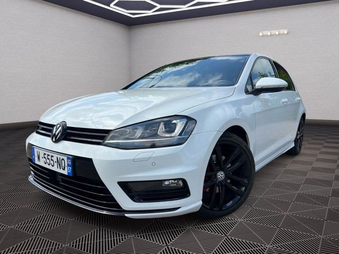Volkswagen Golf VII 2.0 TDI 150 R-LINE Carat Exclusive D Blanc de 2016