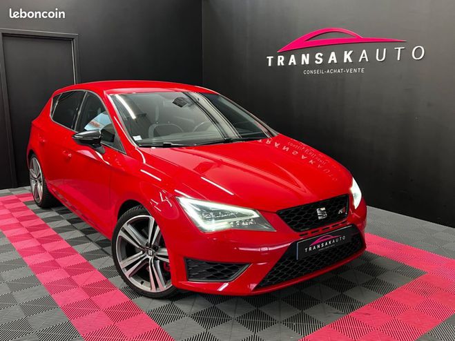 Seat Leon 2.0 TSI 280 Cupra DCC SIEGES CHAUFFANTS  Rouge de 2015