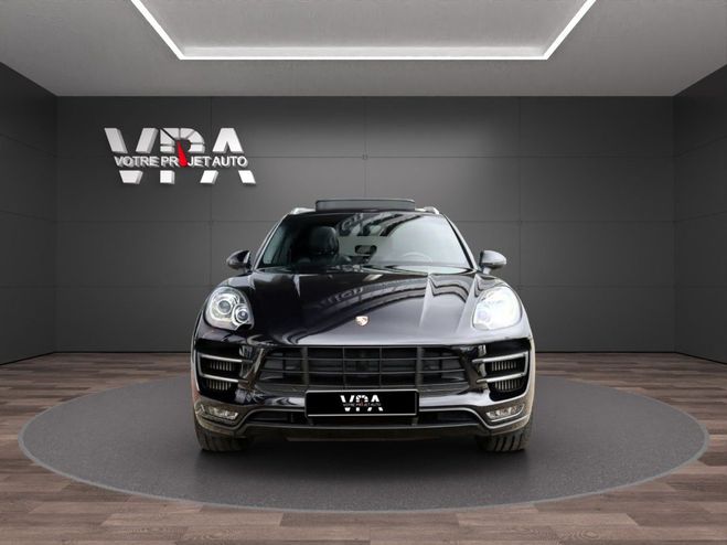 Porsche Macan TURBO 3.6 V6 400CV - Toit pano - Bose -  Noir de 2014
