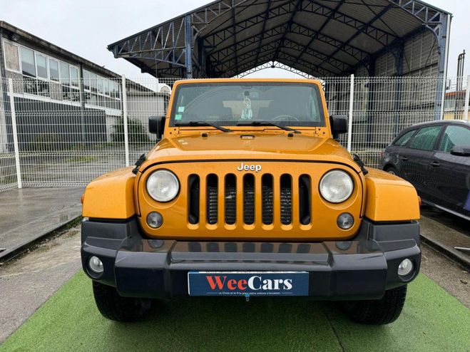 Jeep Wrangler 2.8 CRD SAHARA BVA ORANGE CLAIR de 2014