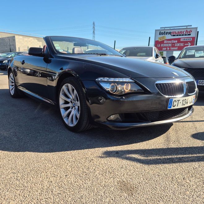 BMW 635 (E64) CABRIOLET 635DA 286 PACK LUXE Noir de 2007