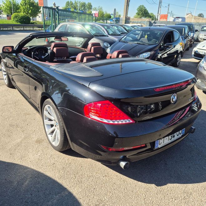 BMW 635 (E64) CABRIOLET 635DA 286 PACK LUXE Noir de 2007