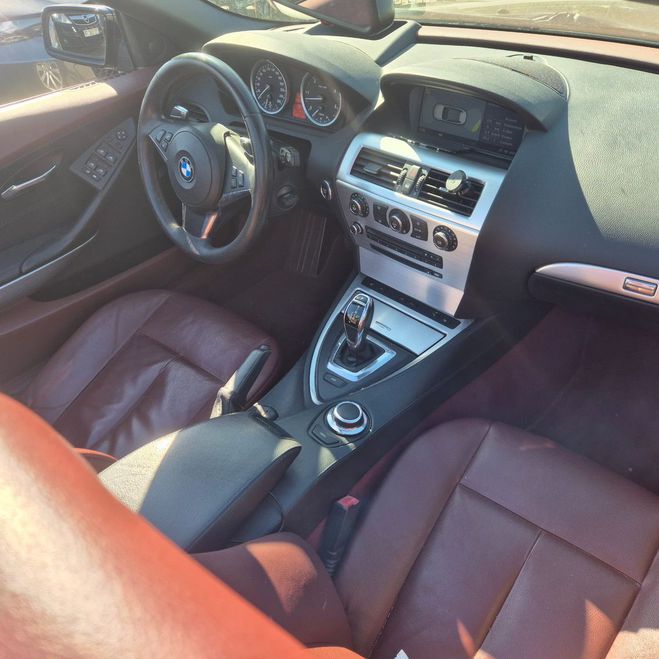 BMW 635 (E64) CABRIOLET 635DA 286 PACK LUXE Noir de 2007