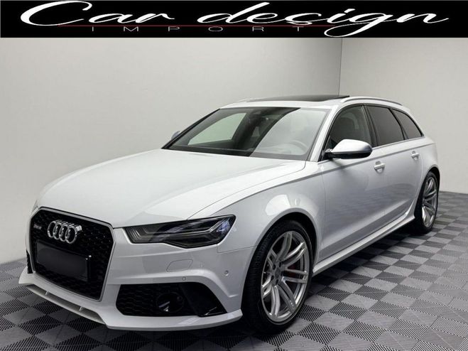 Audi RS6 AVANT Quattro 4.0i V8 TFSI - 560 - BVA T Blanc mtallis de 2017