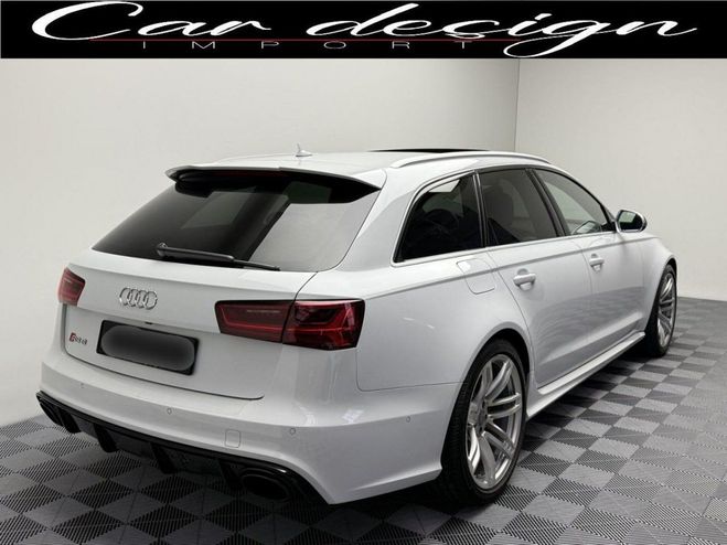 Audi RS6 AVANT Quattro 4.0i V8 TFSI - 560 - BVA T Blanc mtallis de 2017