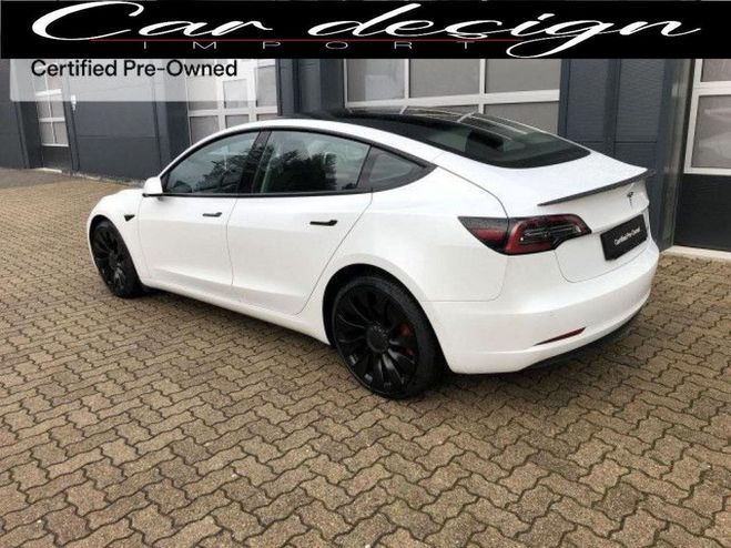 Tesla Model 3 PUP Upgrade AWD MY21 Performance PHASE 1 Blanc mtallis de 2021