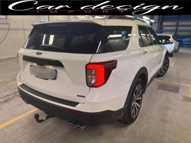 Ford Explorer 3.0 V6 EcoBoost - 357 Parallel PHEV - BV Blanc mtallis de 2021