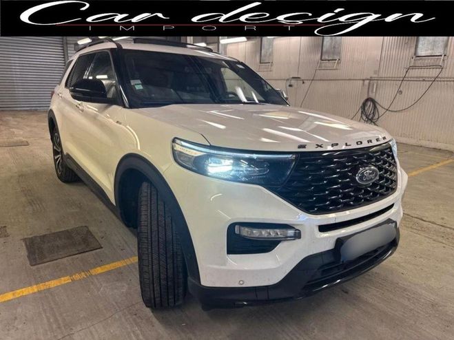 Ford Explorer 3.0 V6 EcoBoost - 357 Parallel PHEV - BV Blanc mtallis de 2021