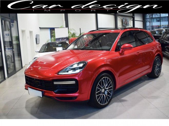 Porsche Cayenne 4.0i V8 - 550 - BVA Tiptronic S - Start& Rouge mtallis de 2018