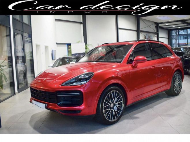 Porsche Cayenne 4.0i V8 - 550 - BVA Tiptronic S - Start& Rouge mtallis de 2018