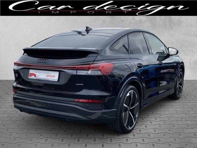 Audi Q4 E-Tron Sportback Quattro 50 - 299 S line Noir mtallis de 2022